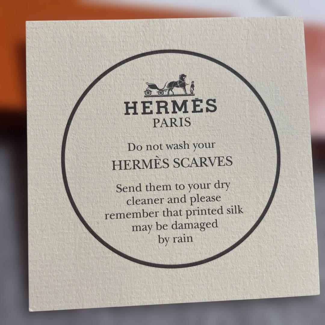 HERMES スカーフ 音楽と船のデザイン 90cm