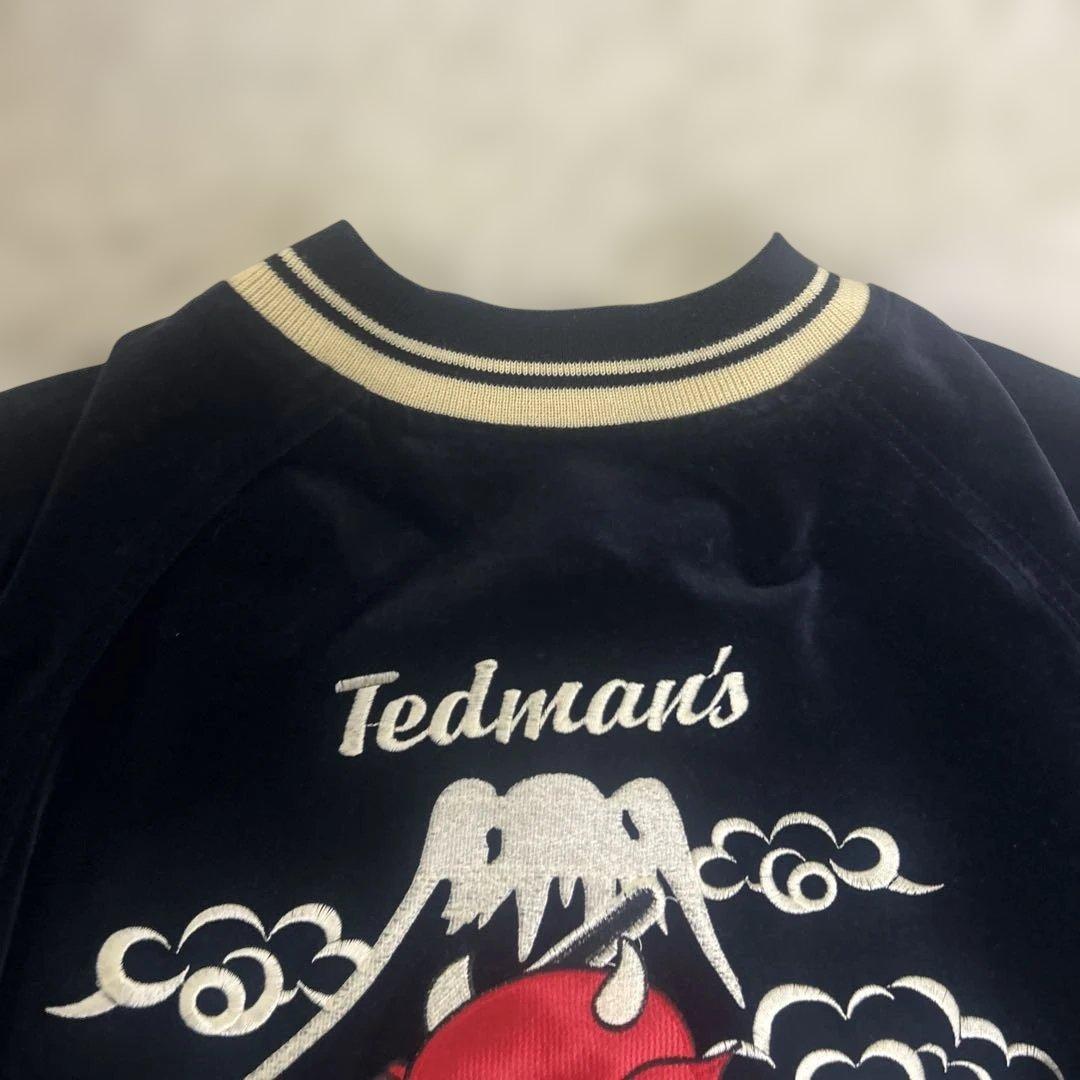 TEDMAN リバーシブル スカジャン ベロア サテン 刺繍 42