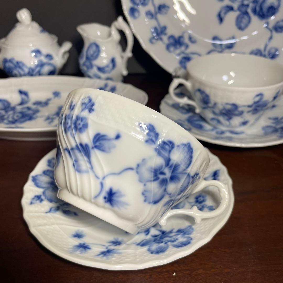 お値下げ中！リチャードジノリ　ベッキオ　ローズブルー　6点セット