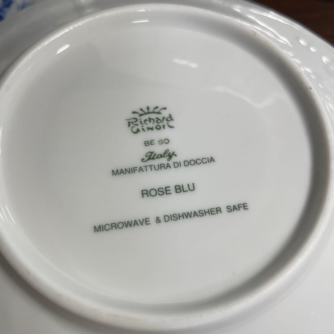 お値下げ中！リチャードジノリ　ベッキオ　ローズブルー　6点セット