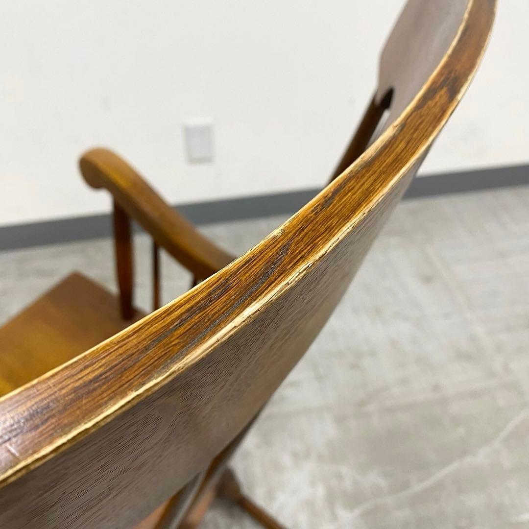 HIDA 飛騨産業 穂高 キツツキ ロッキングチェア 1人掛けチェア 椅子 2