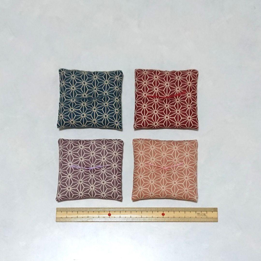 ★オーダーページ★ ミニ座布団「麻の葉(柄小)」置物用 ハンドメイド ミニチュア