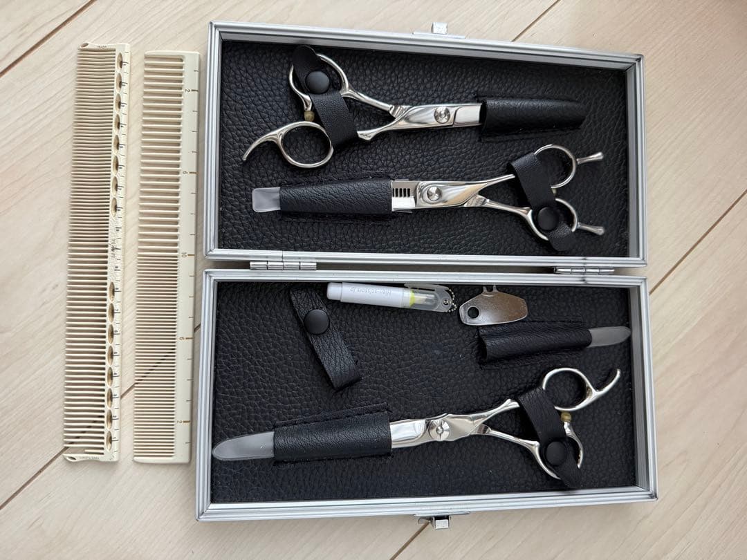 美容師国家試験使用済み シザーセット