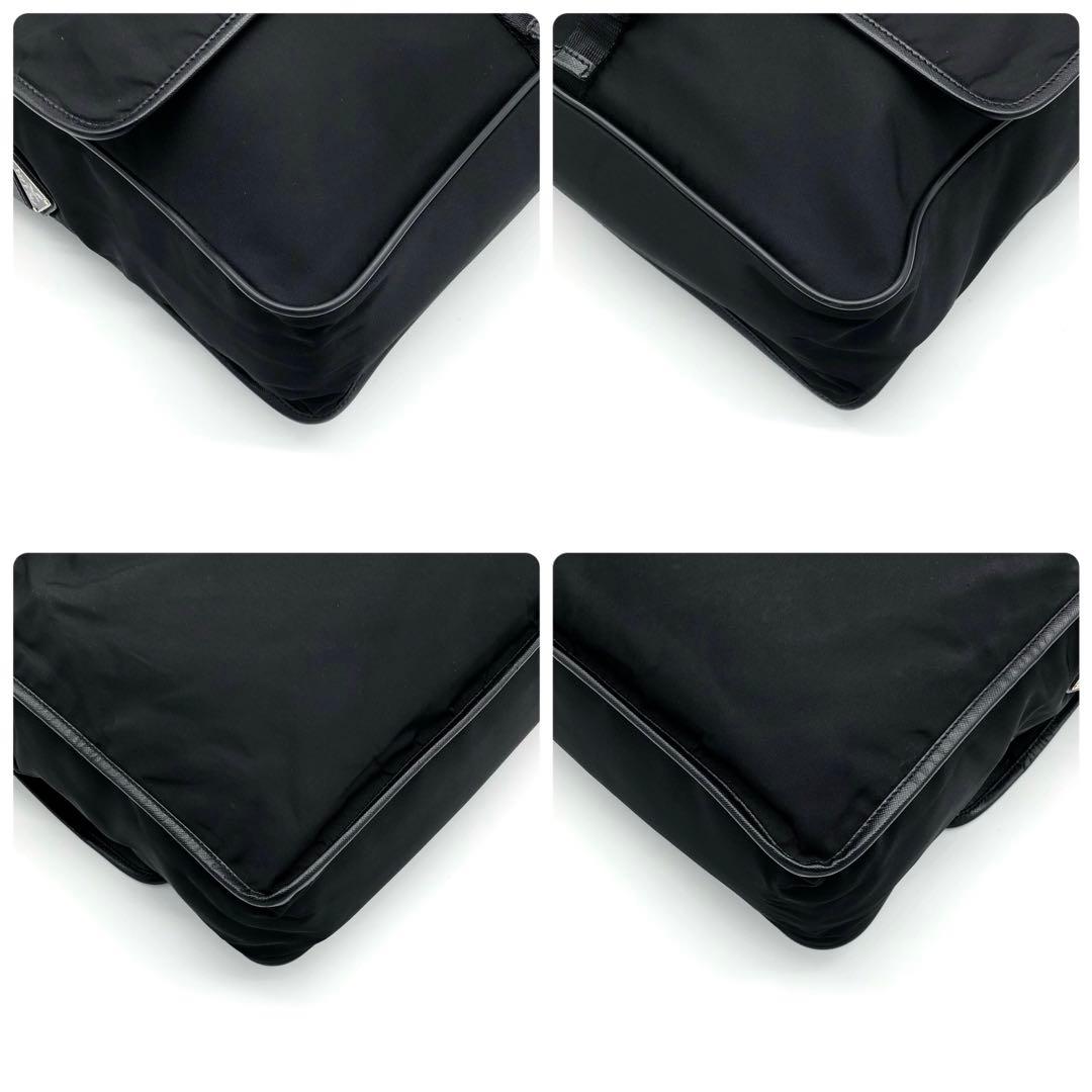 【極上美品・使用感少ない✨】プラダ　メッセンジャーバッグ　サフィアーノ　ナイロン