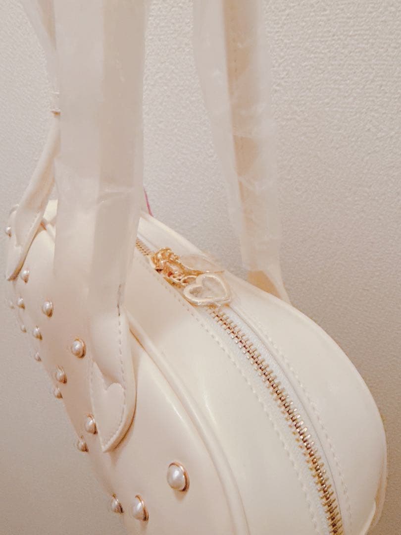 【新品未使用】furfur パールドットワイドボストンバッグ ファーファー 鞄