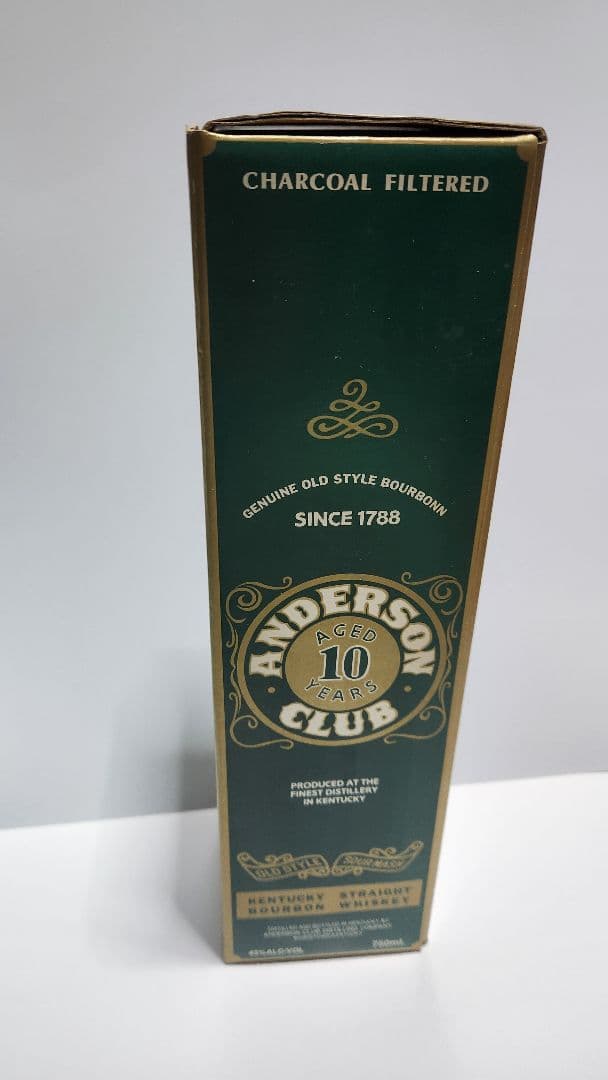 アンダーソンクラブ10年　バーボン　古酒　終売品 未開封 箱付き