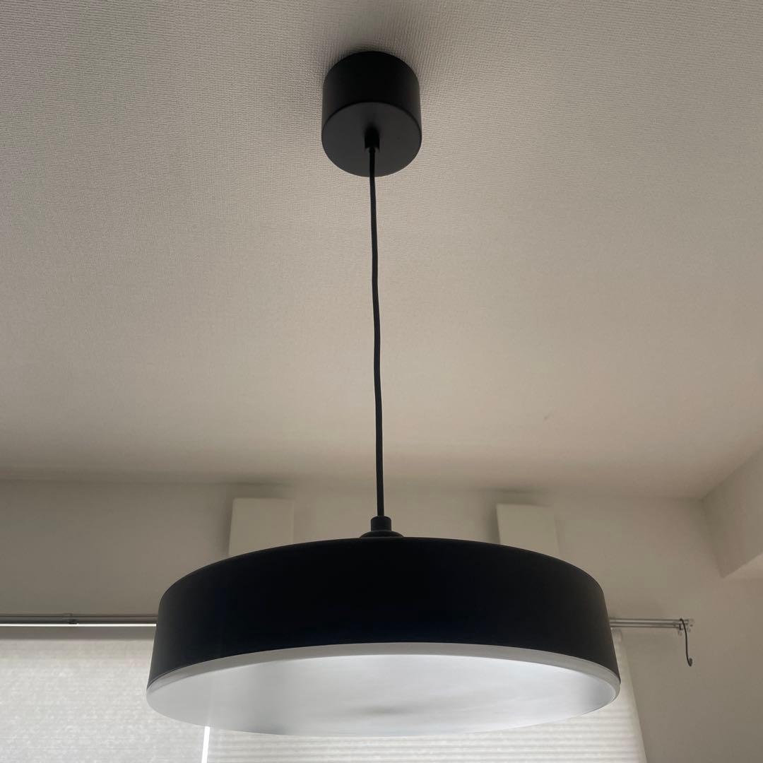 調光リモコンつきIKEA NYMÅNE ニーモーネ　ブラック ペンダントライト