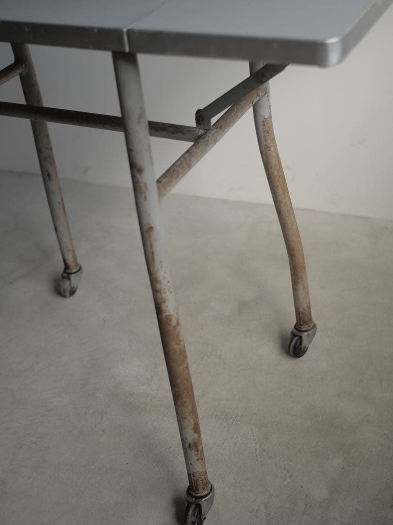 バタフライテーブル　机　台　キッチン　古家具　古道具　アンティーク　昭和レトロ