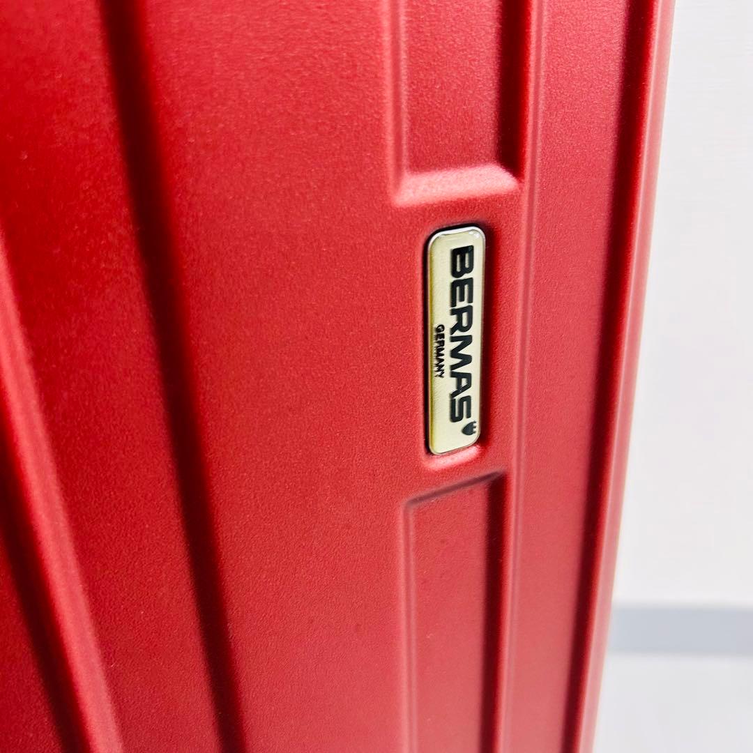 BERMAS バーマス スーツケース レッド 54L