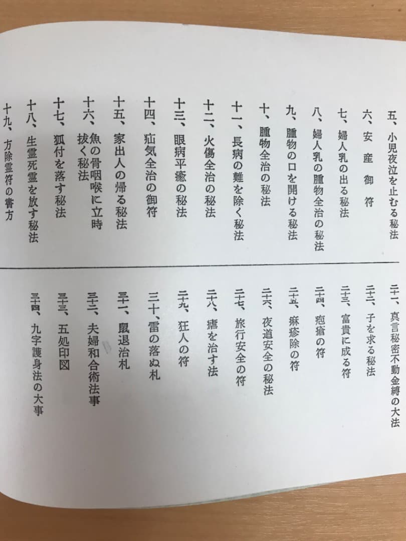 希少　真言秘密諸病御加持法