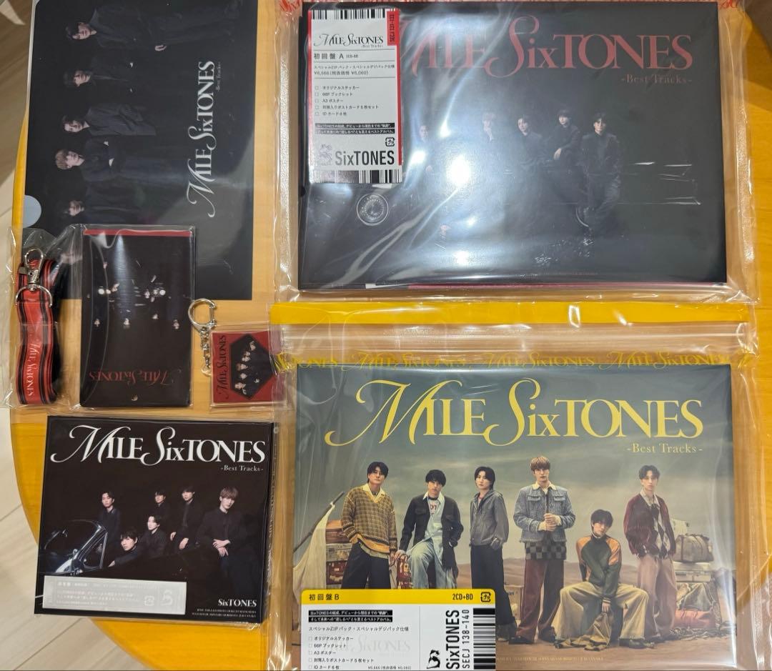MILESixTONES -Best Tracks- 初回盤A、B 通常盤特典付