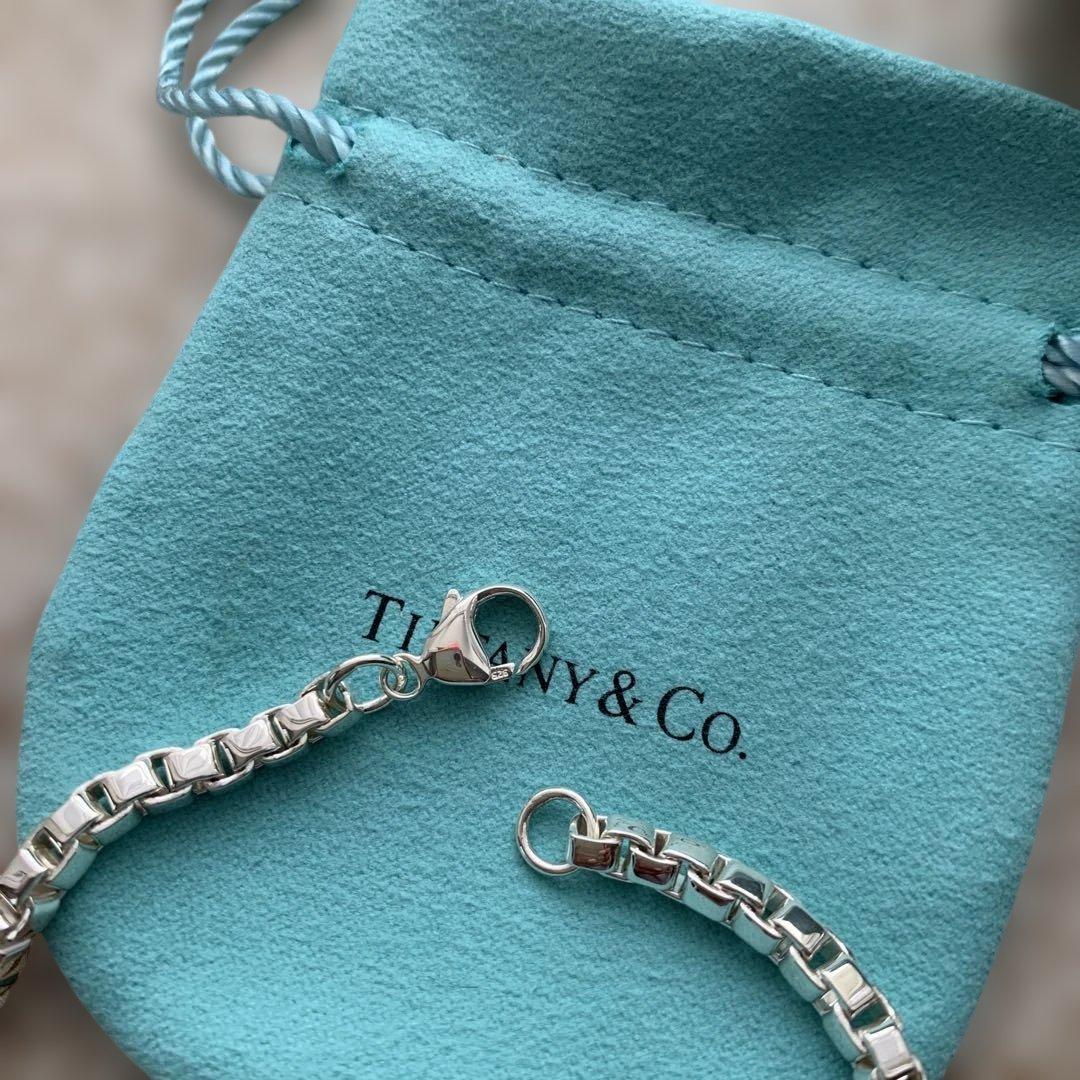 Tiffany & Co. シルバー ベネチアンリンクIDブレスレット