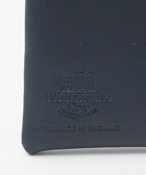 新品 紺 ホワイトハウスコックス ジップケース S1954  ケース 財布