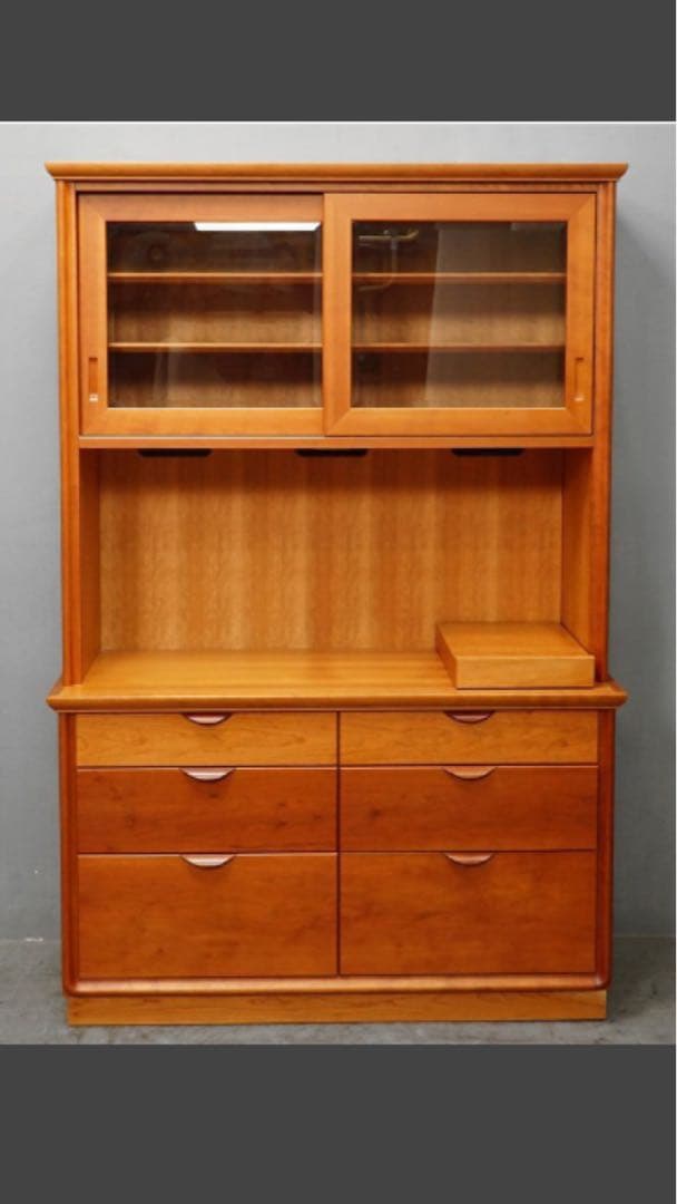 【展示品】家具蔵　EMINENT チェリー材 無垢材キッチンボード　定価66万