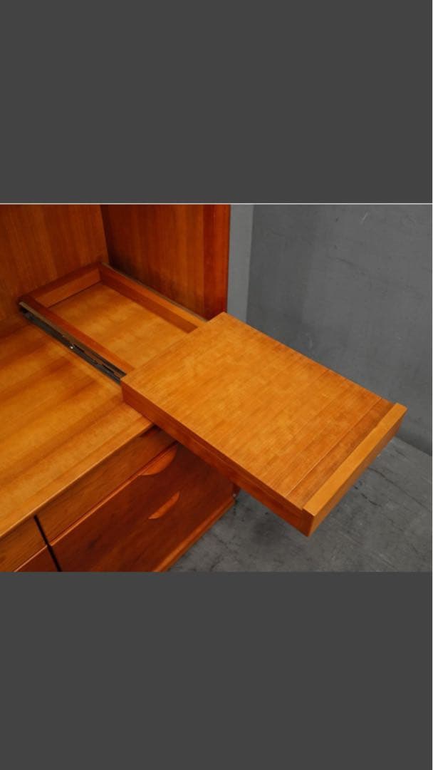 【展示品】家具蔵　EMINENT チェリー材 無垢材キッチンボード　定価66万