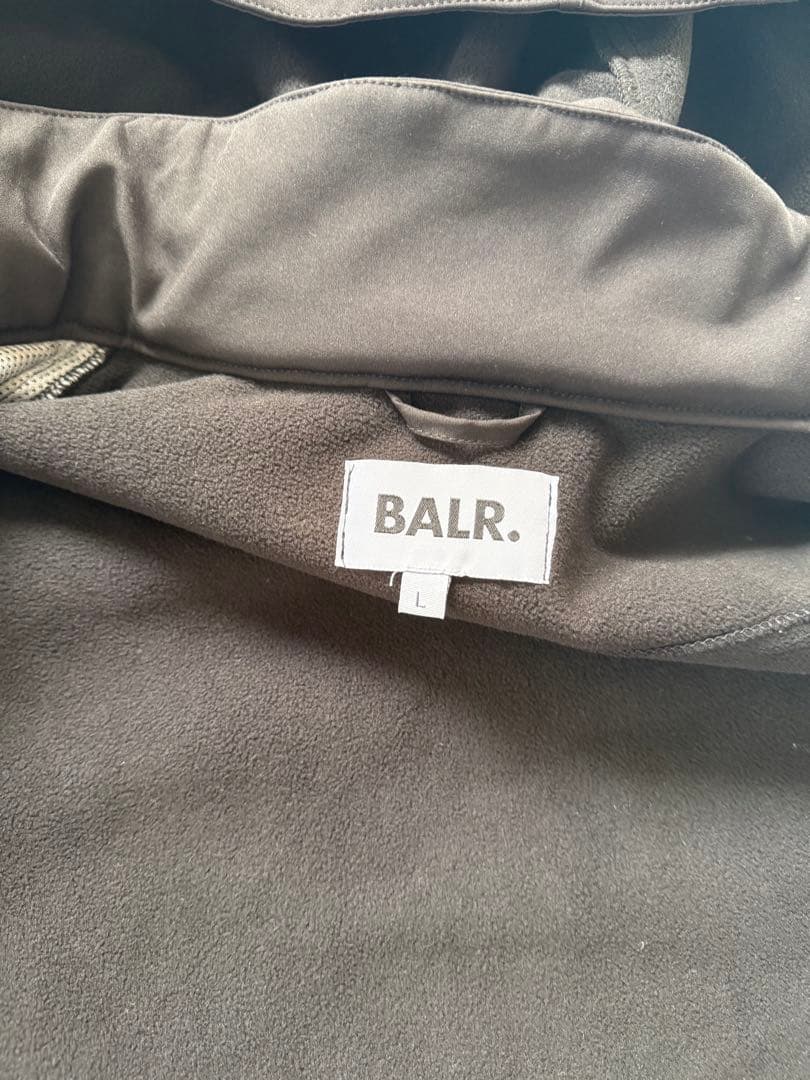 値下げチャンスBALR. フード付きブラックジャケット　Lサイズ