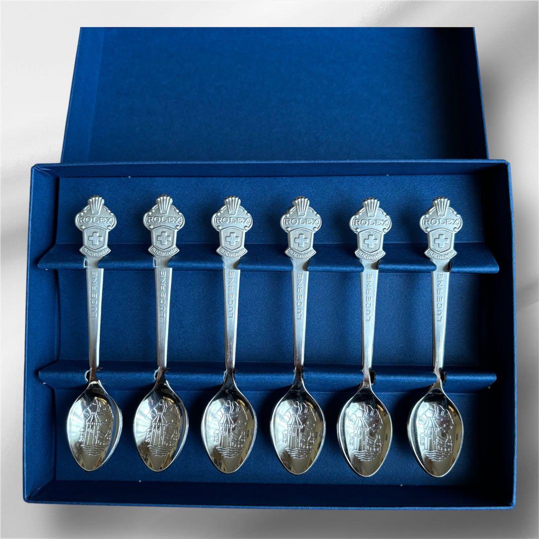 【未使用 非売品】ROLEX BUCHERER カトラリースプーンセット