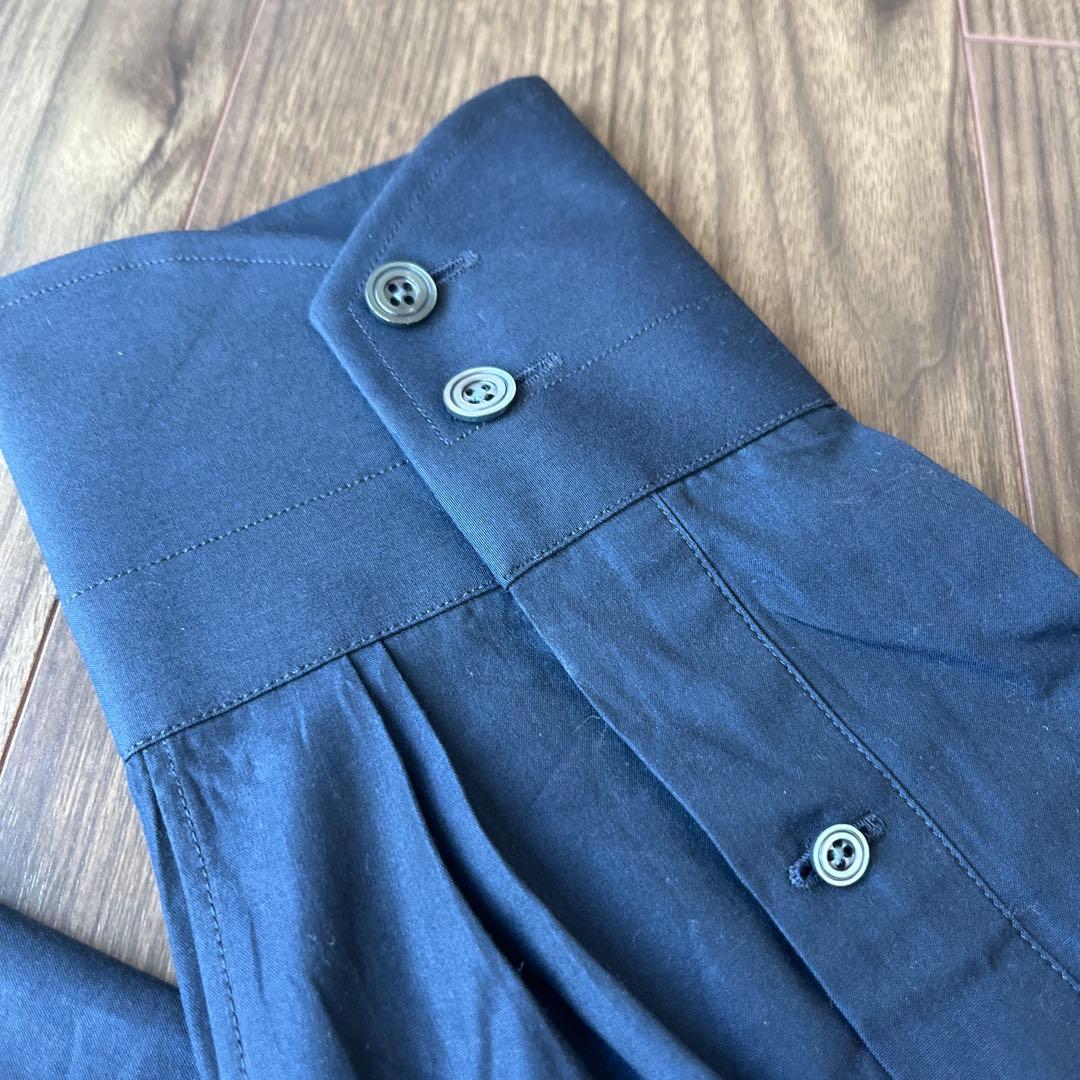 【新品未使用】TOM FORD ネイビー ドレスシャツ XL 定価約8.0万円