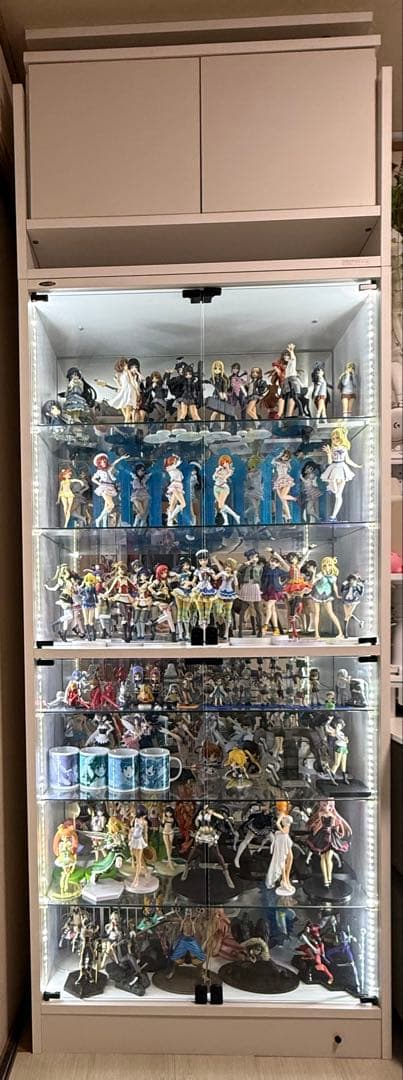 JAJANコレクションケース背面ミラー 上置きロータイプ付き フィギュア付き