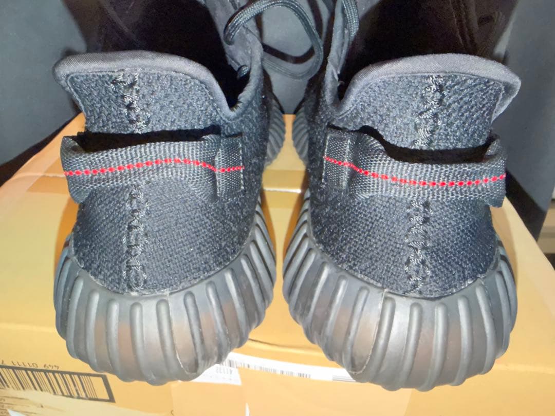 adidas YEEZY BOOST 350 V2 ブラック/レッド　美品