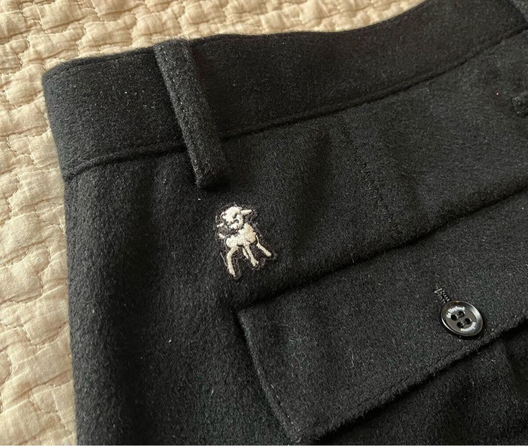undercover テーパードパンツ ウール
