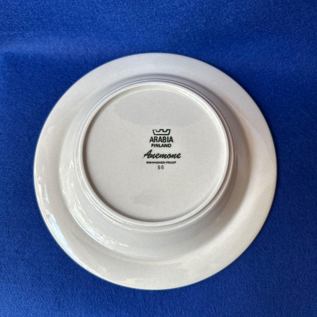 ☆未使用☆ アラビアARABIA アネモネ 深皿 4枚セット
