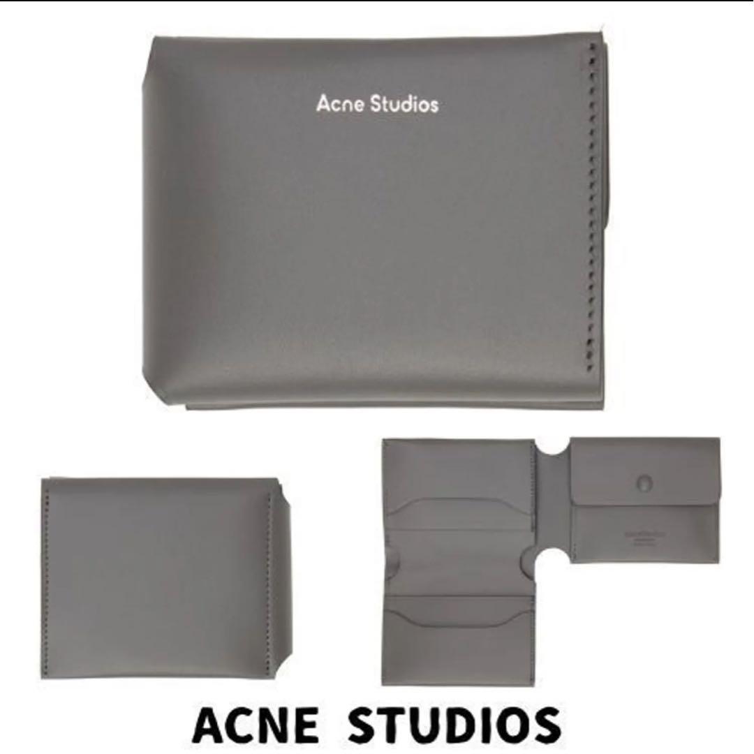 Acne Studios 三つ折り財布 グレー
