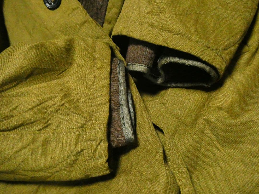 スーパーヴィンテージ！ユーロ軍実物品！リアルムートン襟ボアライナーコートロシア軍