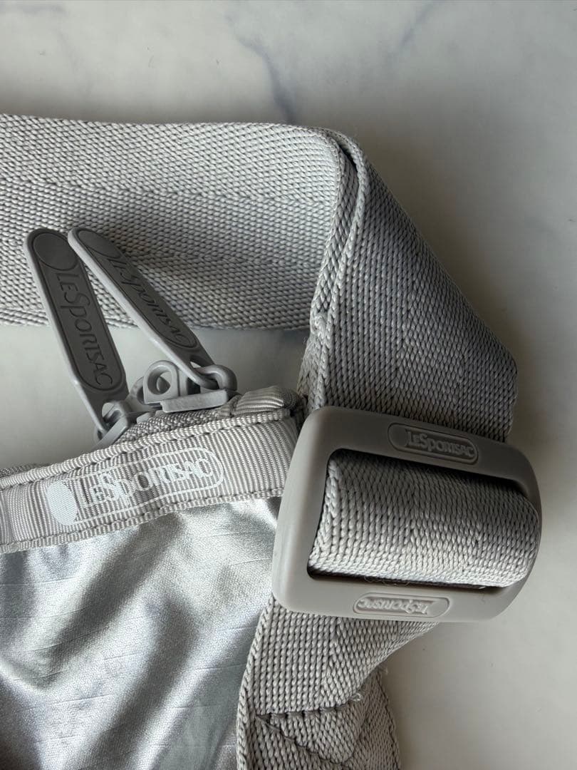 LeSportsac ひとりっぷ シルバー 2WAYトートバック