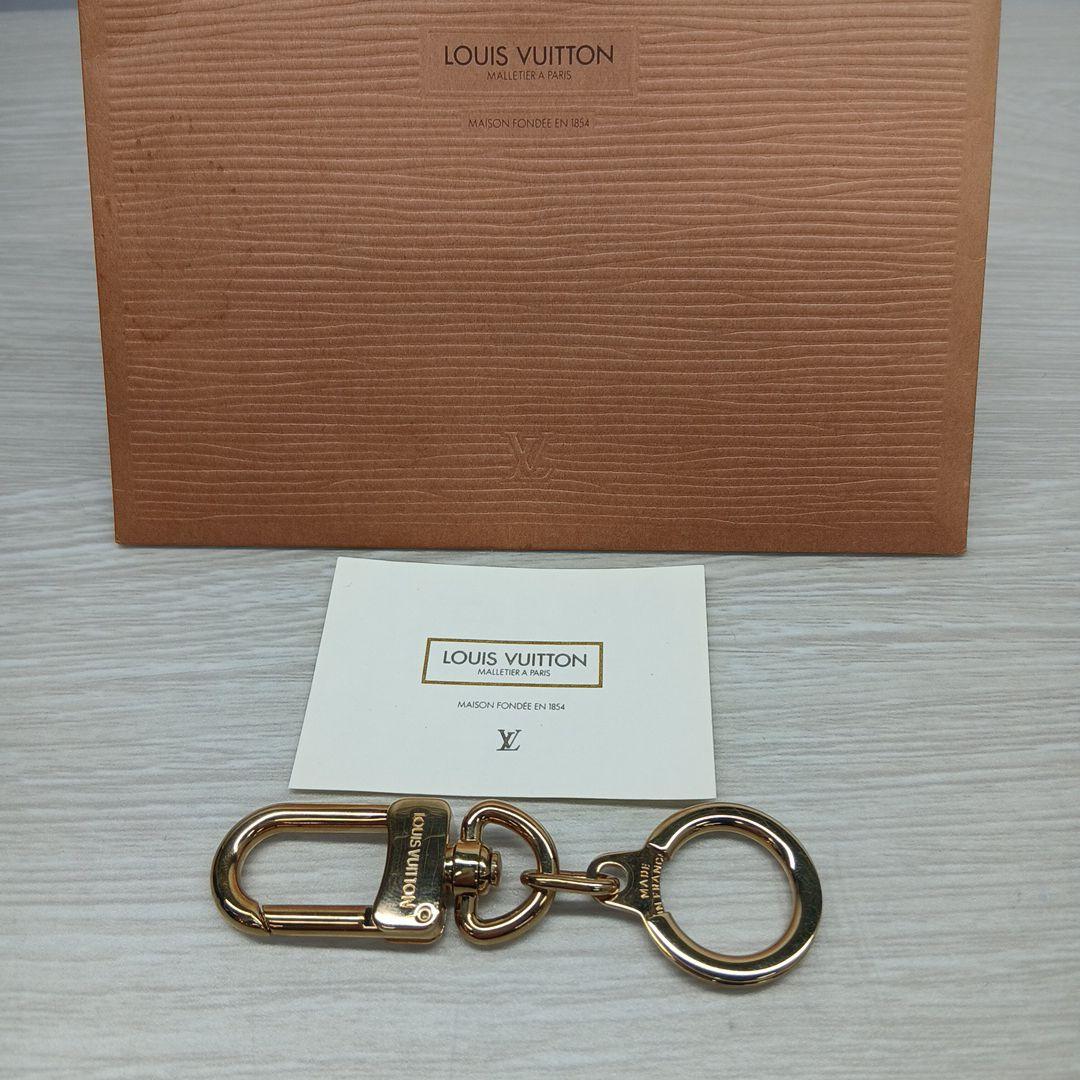 LOUIS VUITTON ゴールドカラビナキーホルダー　美品