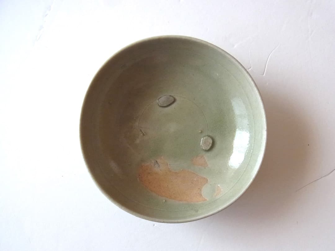 山本亮平『緑釉小鉢』初期伊万里 李朝 古唐津 黒高麗 オンギ くらわんか
