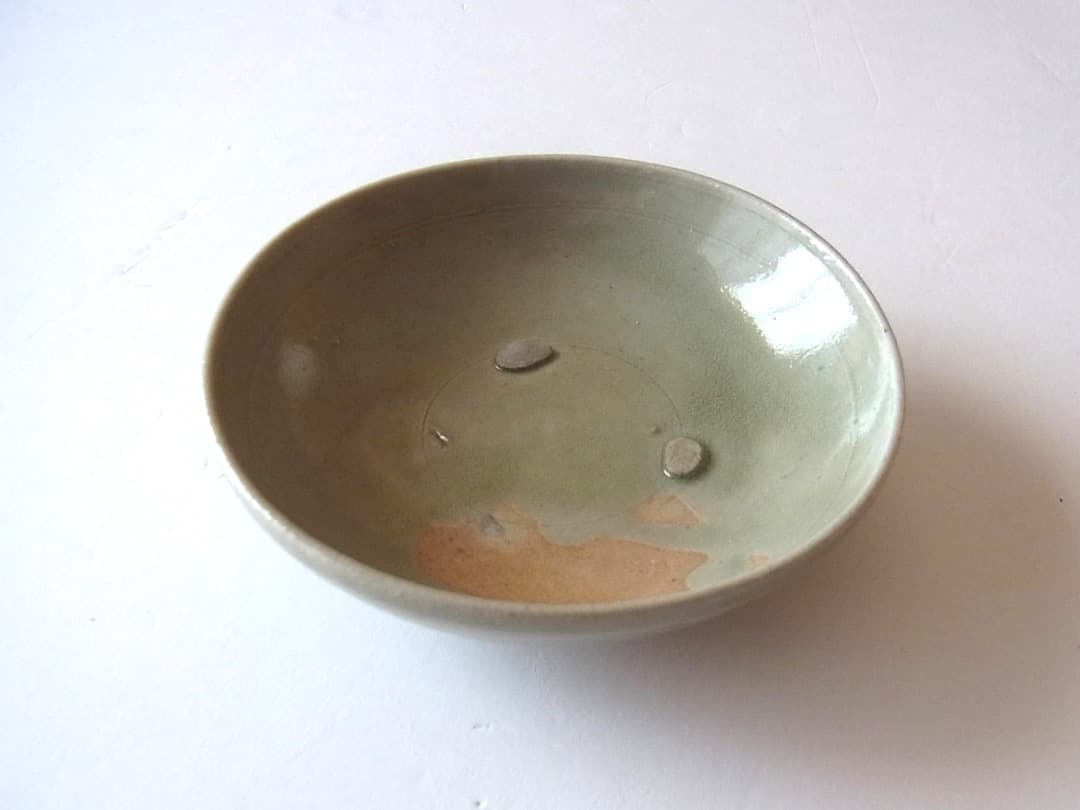 山本亮平『緑釉小鉢』初期伊万里 李朝 古唐津 黒高麗 オンギ くらわんか