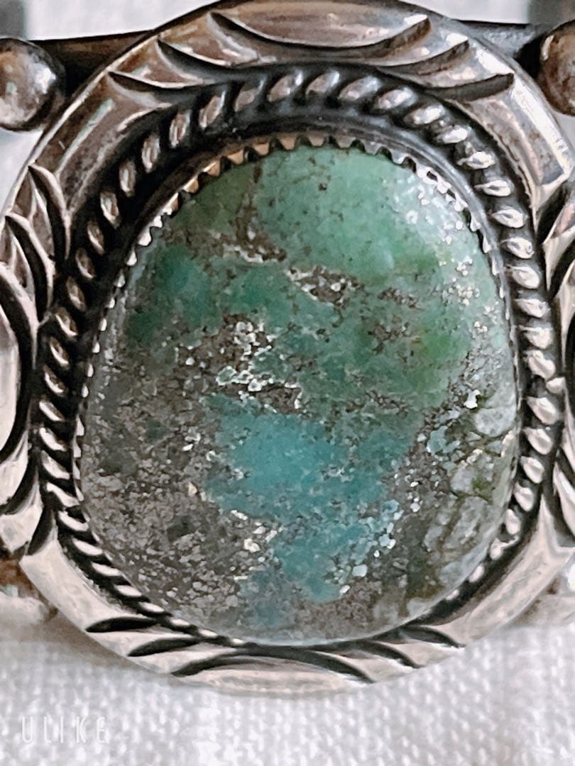 ナバホ族 シルバー925 ターコイズバングル