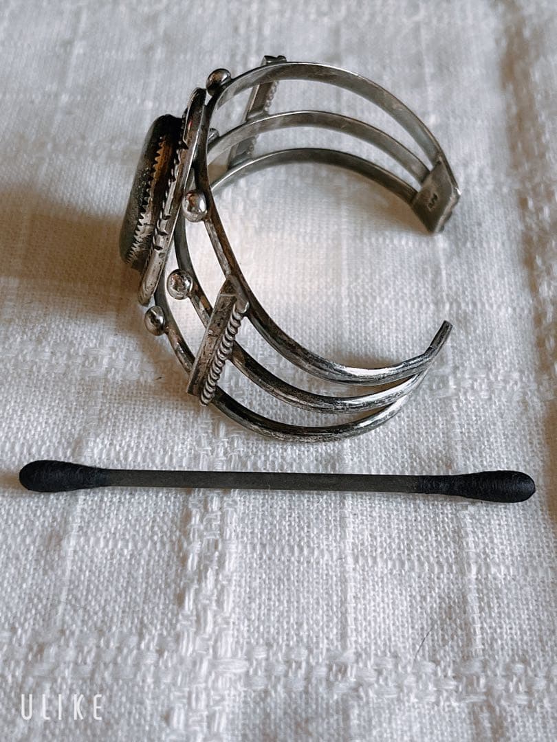 ナバホ族 シルバー925 ターコイズバングル