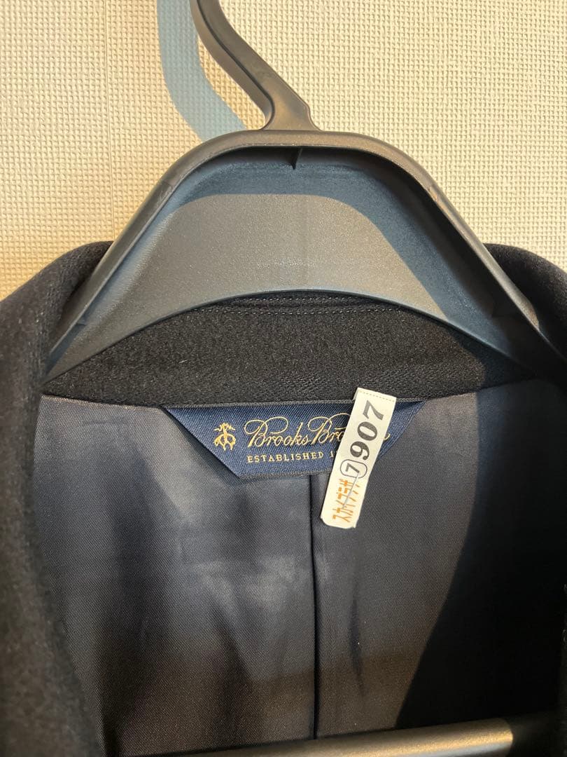 【美品】ブルックスブラザーズ　カシミヤ100% ステンカラーコート サイズ40