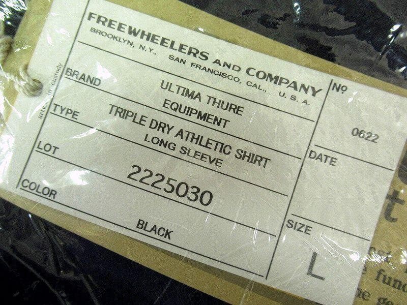 新品未開封 フリーホイーラーズ ULTIMA THULE 長袖 Tシャツ 黒 L