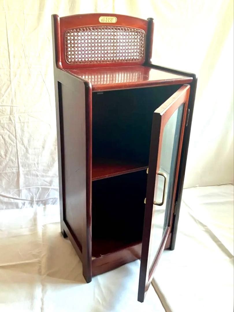 最終価格✅昭和ビンテージ✅昭和の電話台キャビネット/片扉2段