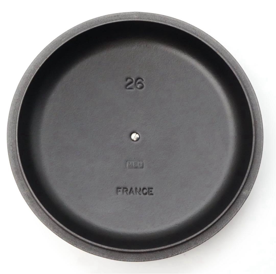 【美品】LE CREUSET　ビュッフェキャセロール　　ネイビー　26cm