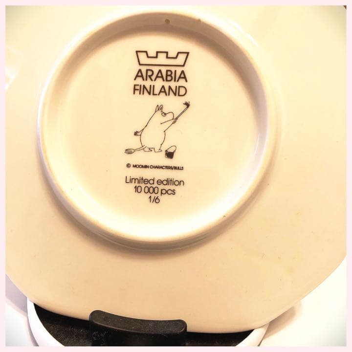 【希少·廃盤品】ARABIA アラビアムーミン八角形プレート1/6