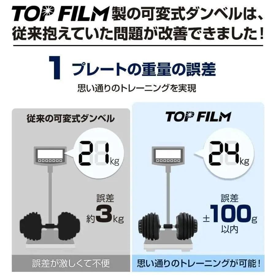 ★新品★ ダンベル 可変式 40kg 1個 アジャスタブルダンベル レッド