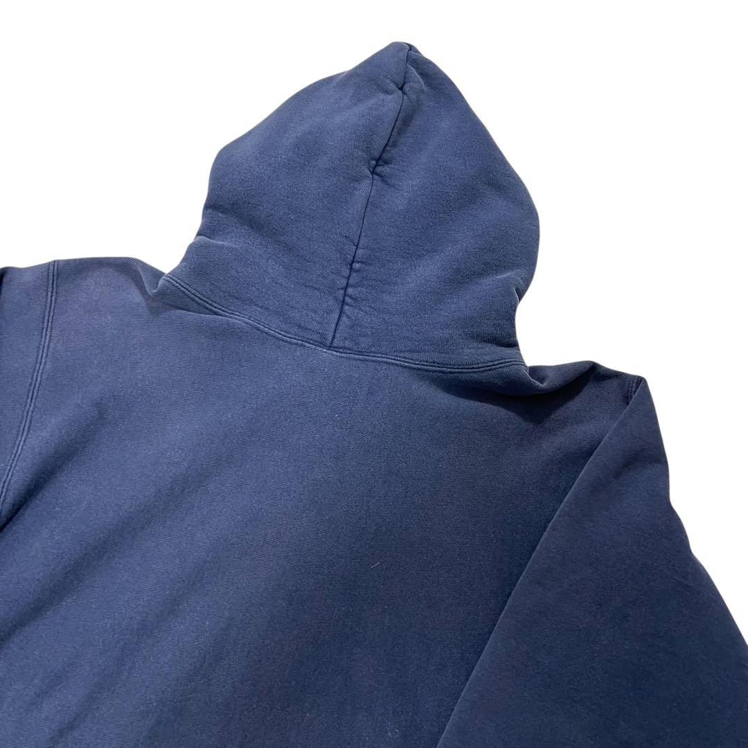 USA製 チャンピオン リバースウィーブ パーカー L ネイビー 90s刺繍タグ