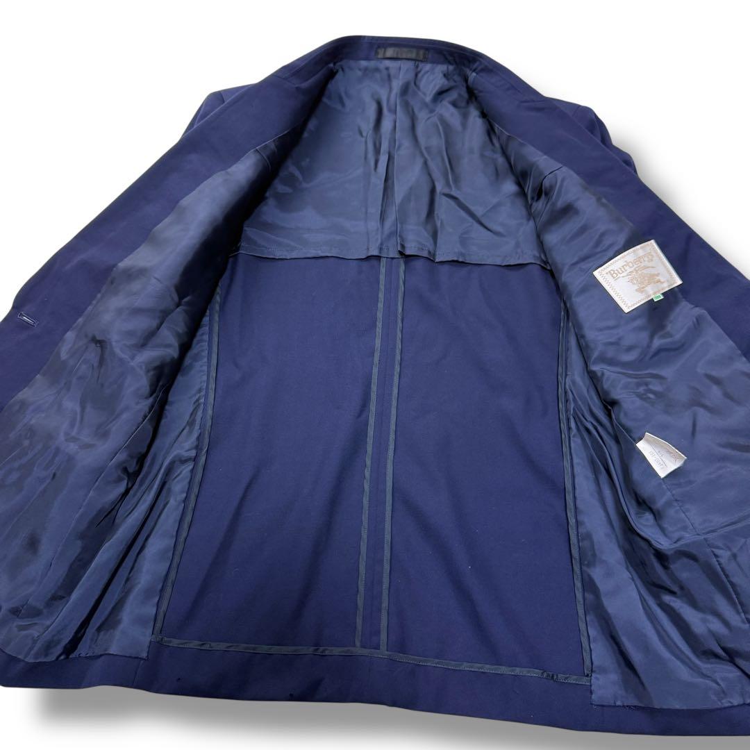 美品Burberry 662 バーバリー　スカート スーツ セットアップ 紺