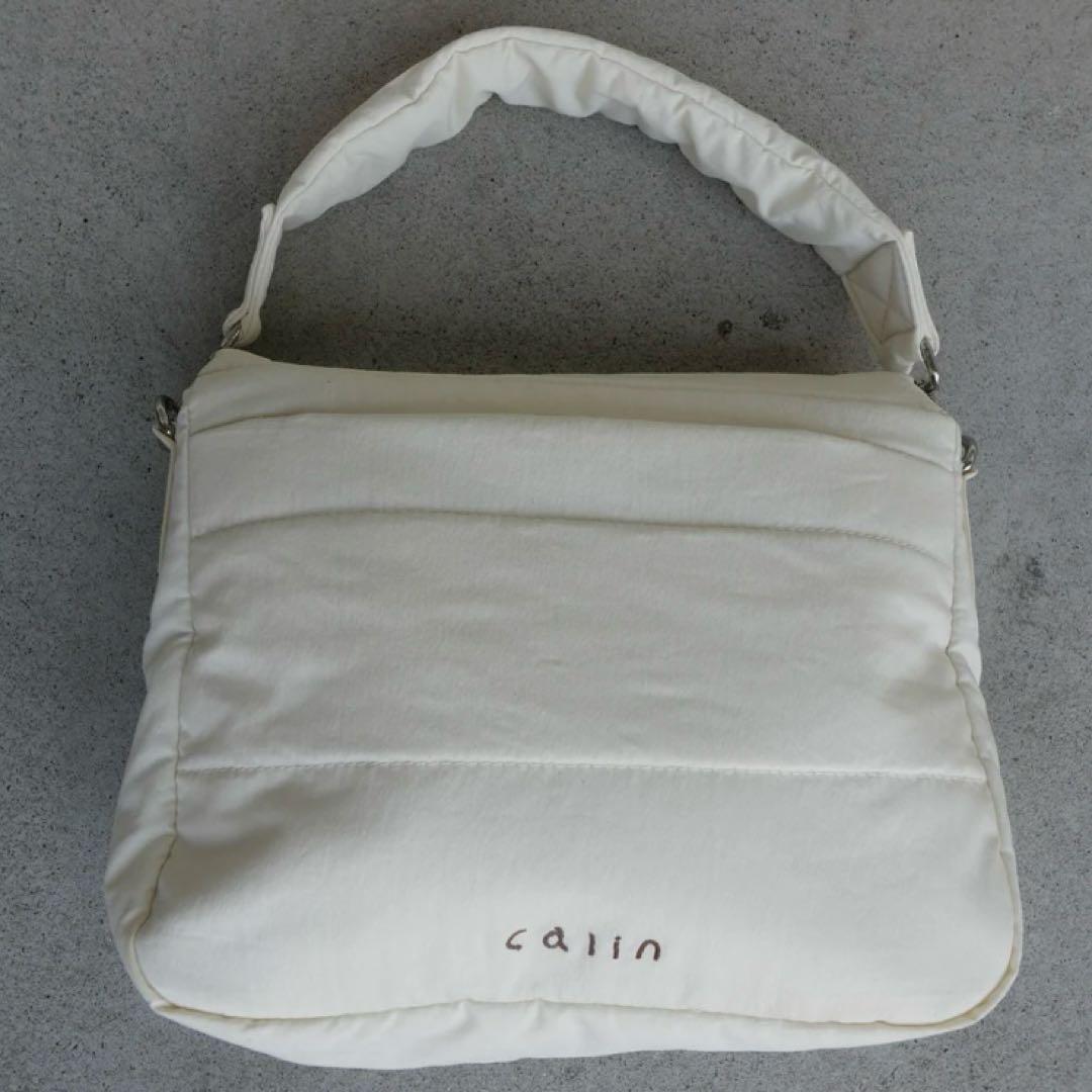 calin カラン　マザーズバッグ　白　新品未使用