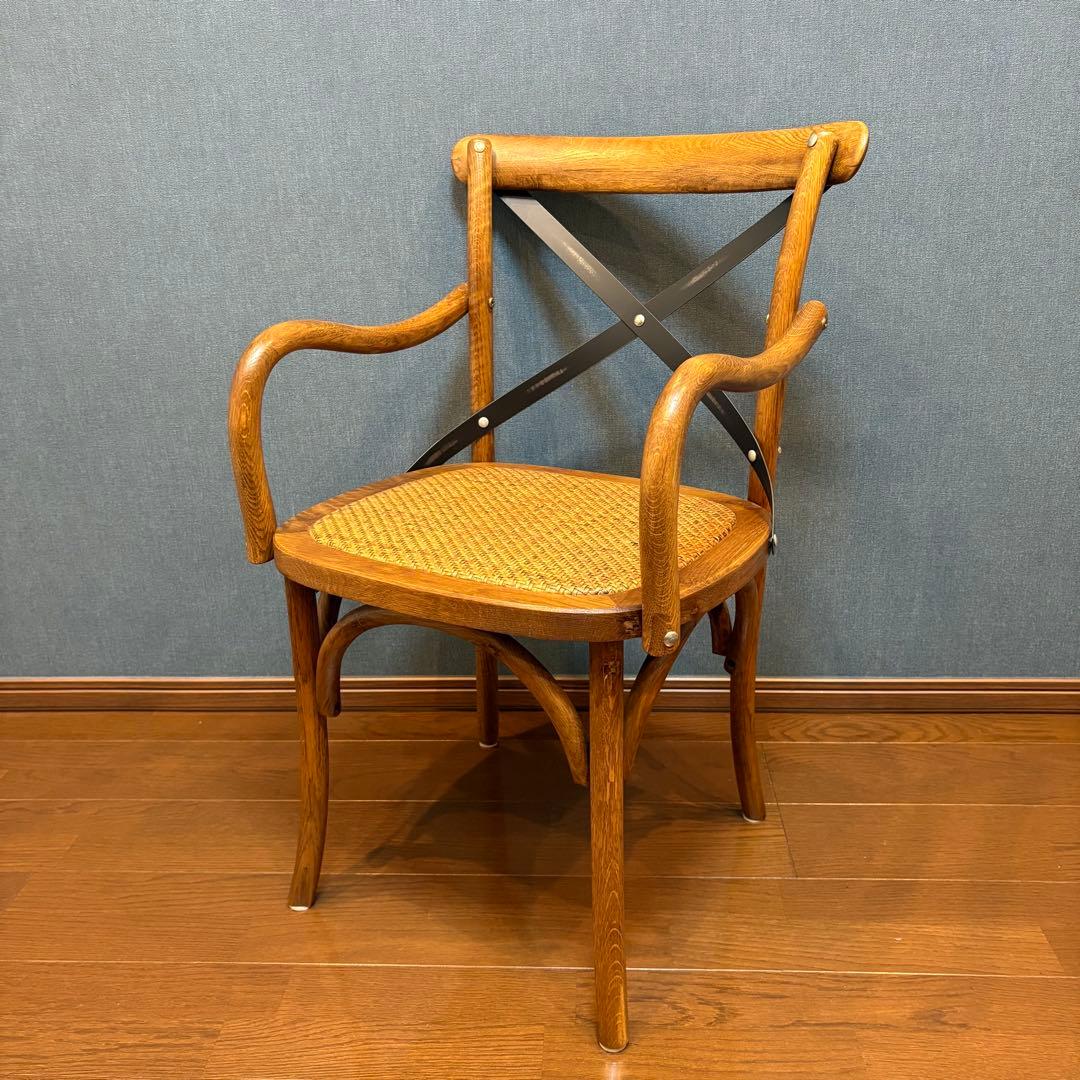 クラッシュゲート　X-BACK ARM CHAIR クロスバックアームチェア