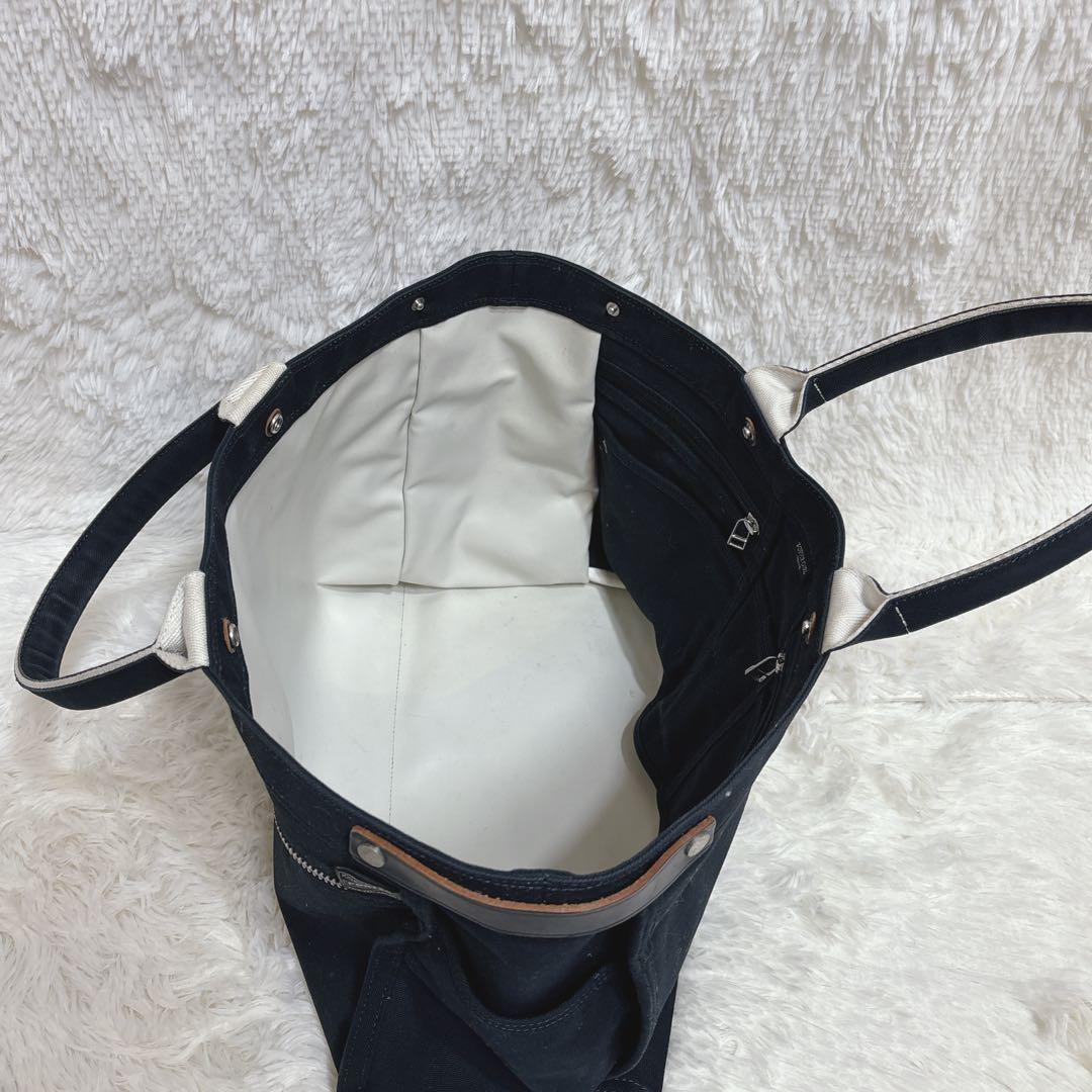 PORTER GIRL ポーターガール　ネイキッド トートバッグ　ネイビー