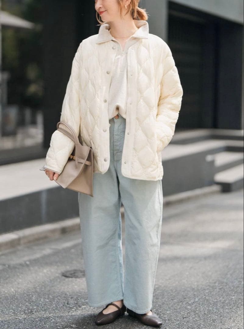 【未使用タグ付き】SpickandSpan◇TAION 別注キルティングブルゾン