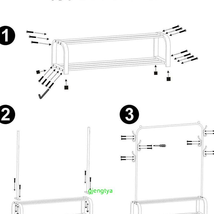ハンガーラックパイプハンガーラック物干しスタンドコート掛け 衣類収納0