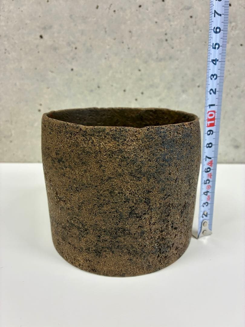 藤本健　木製円筒形錆漆椀