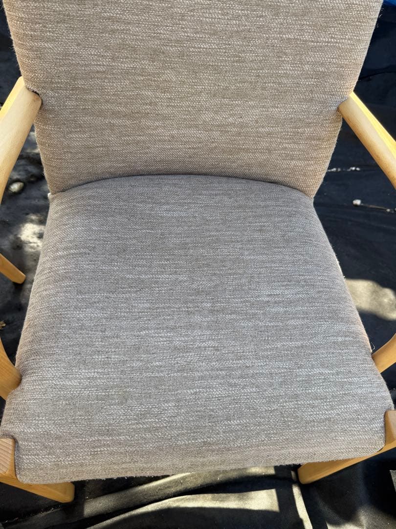 ニトリ Nコレクション C-10 ダイニングチェア 肘付き 2脚セット 引取限定