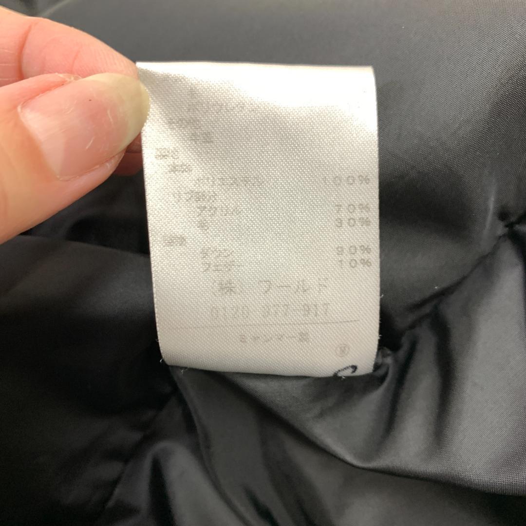 A7039 アンタイトル ダウンジャケット コート ロング ダッフル 紺 42